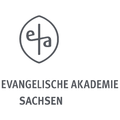 Evangelische akademie Sachsen Logo schwarz weiß