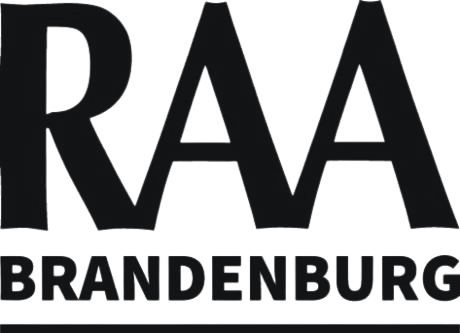 RAA Brandenburg Logo schwarz/weiß